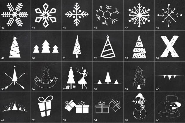 圣诞节元素装饰图案叠层素材 Christmas Overlays Creator插图(8)