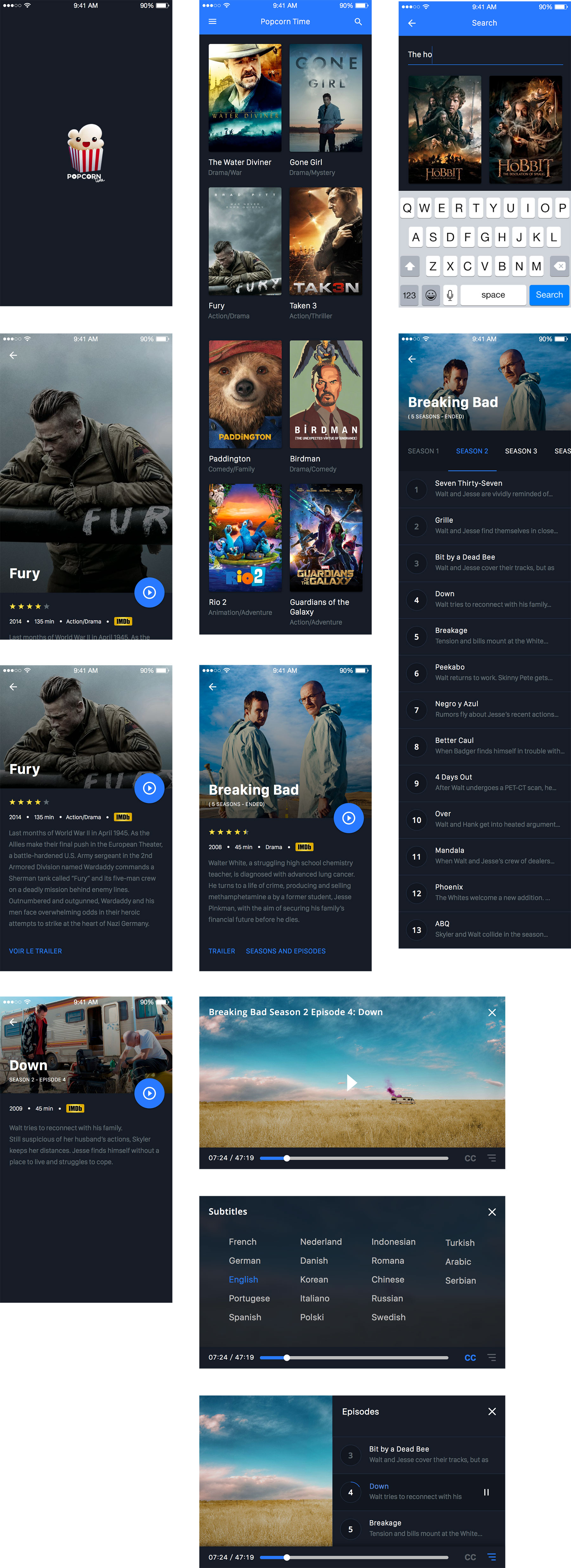 Movie App UI Kit