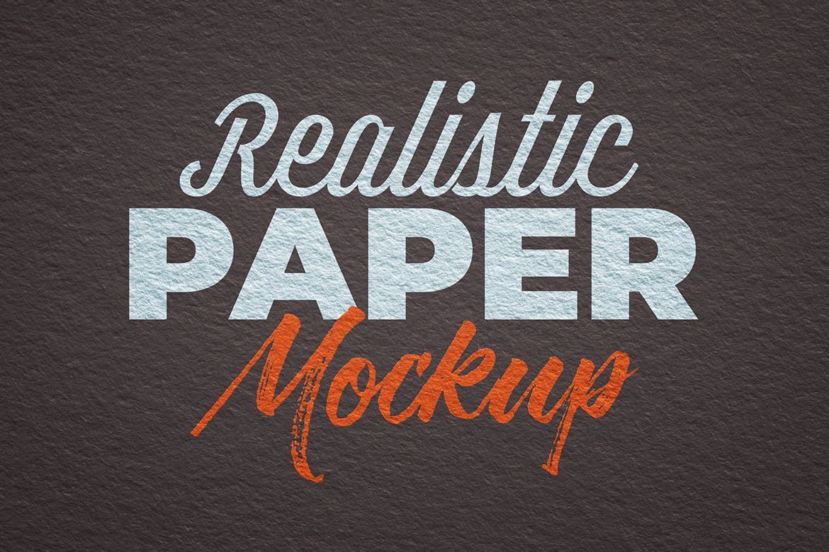 Logo/商标设计印刷效果图样机v3 SGM – Paper Logo Mockup.03插图(1)