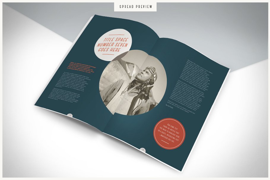 复古设计风格杂志模板 RETRO | Magazine插图(8)