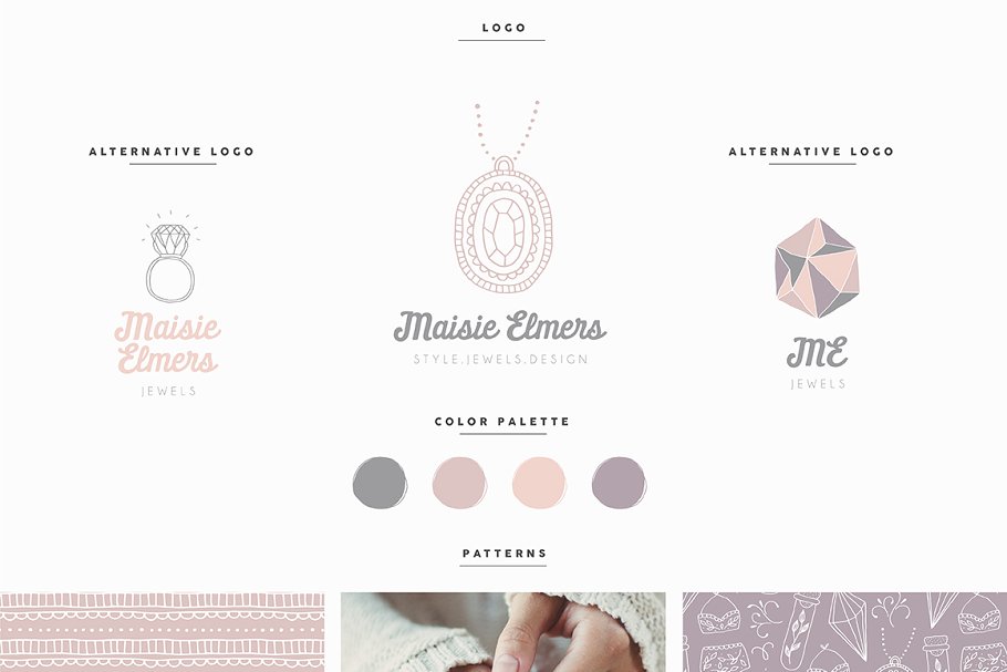 手工绘制 Logo & 品牌元素素材包 Hygge Collection Pro插图(2)