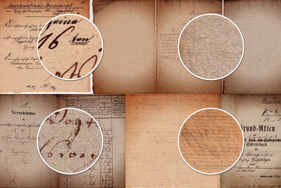 十八世纪羊皮纸纹理 18th Century Parchment Textures 1插图(2)