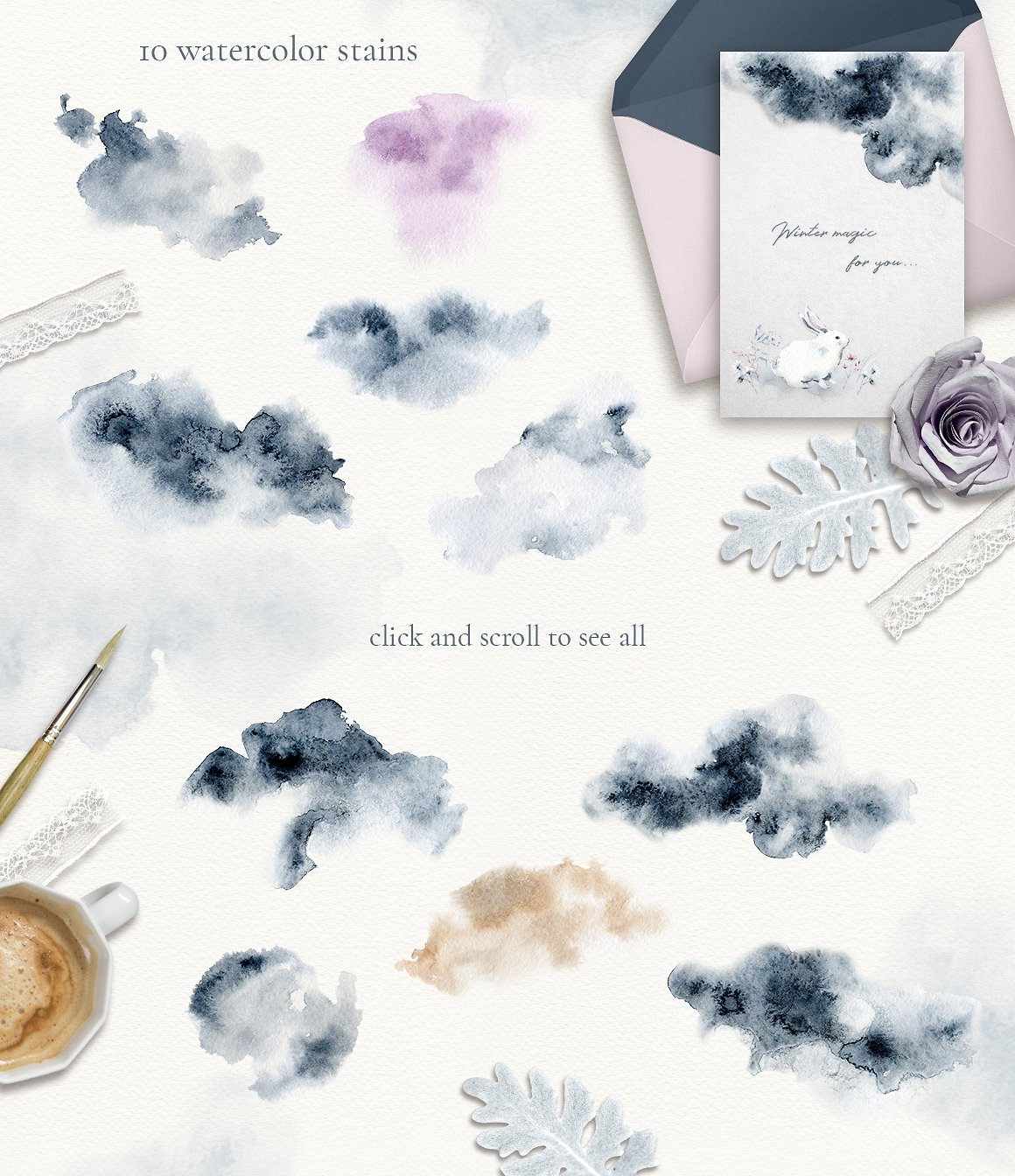 神奇和优雅的冬季森林素材合辑下载3.31GB[png,jpg,abr]插图(3)