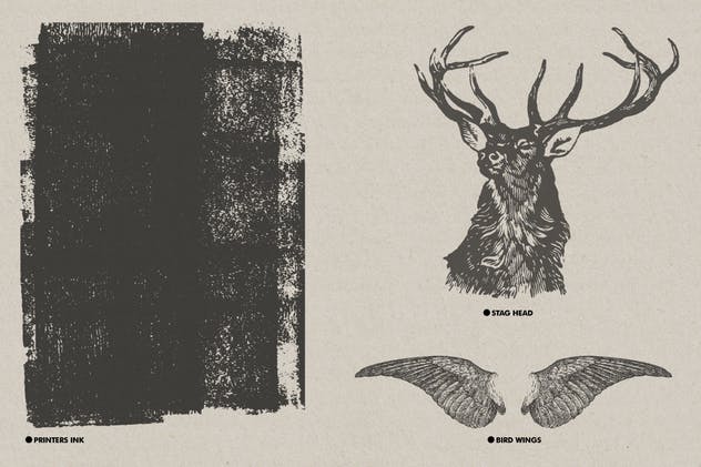 30个复古怀旧风格纹理素材包 Vintage Textures Pack插图(3)