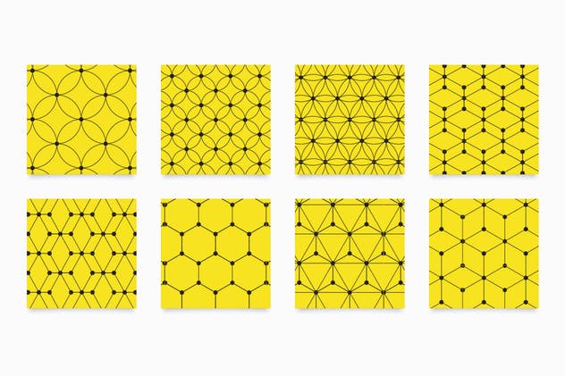 100种风格外观包装设计线条图案纹理 Line Patterns插图(3)