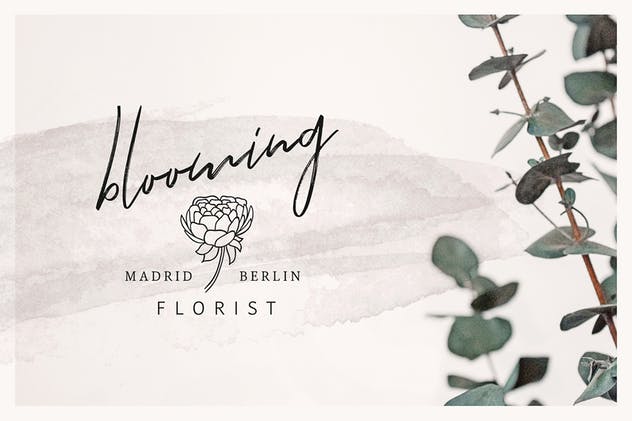 女性品牌VI视觉设计素材包[Logo模板/图标/水彩元素] So Female Branding Kit + Icons & Watercolours插图(6)