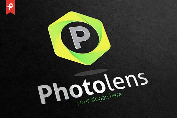 照相机镜头图形Logo模板 Photo Lens Logo插图(1)