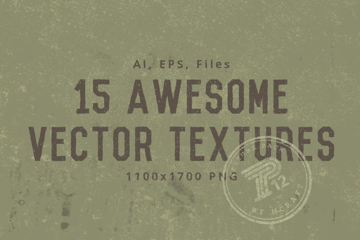 15款半色调肌理纹理矢量素材库精选背景 Halftone Texture Pack Background插图(5)