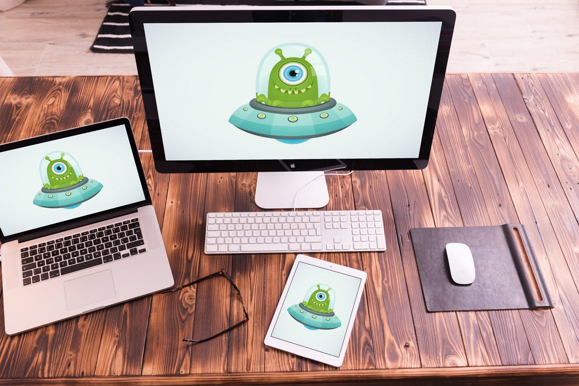 响应式网页设计作品演示素材库精选样机模板合集 Responsive Devices Mockup Set插图(7)