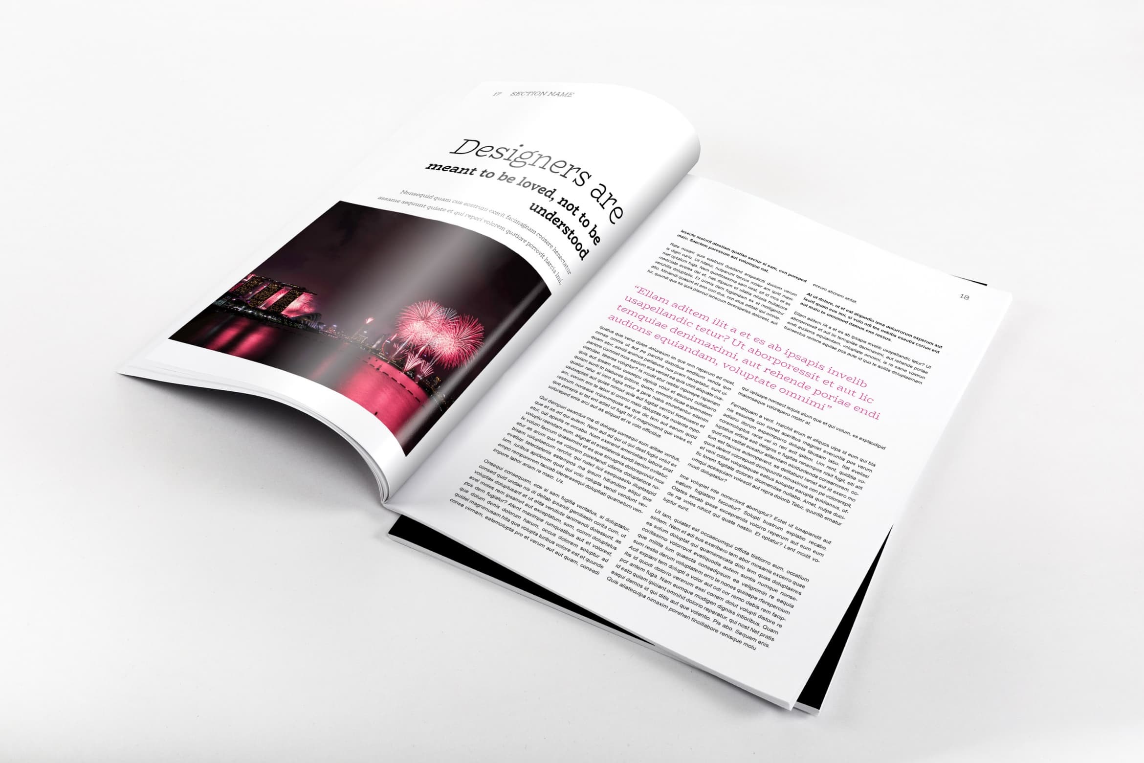 风景旅行类杂志模板 Source Magazine（InDesign CC）插图(1)