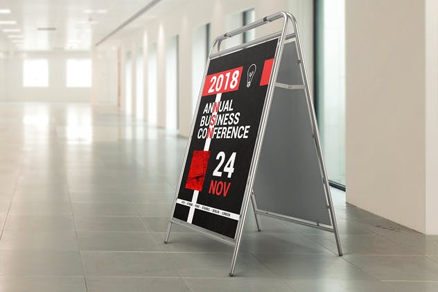 户外广告牌广告展架样机02 Advertising Stand Mockups 02插图(4)