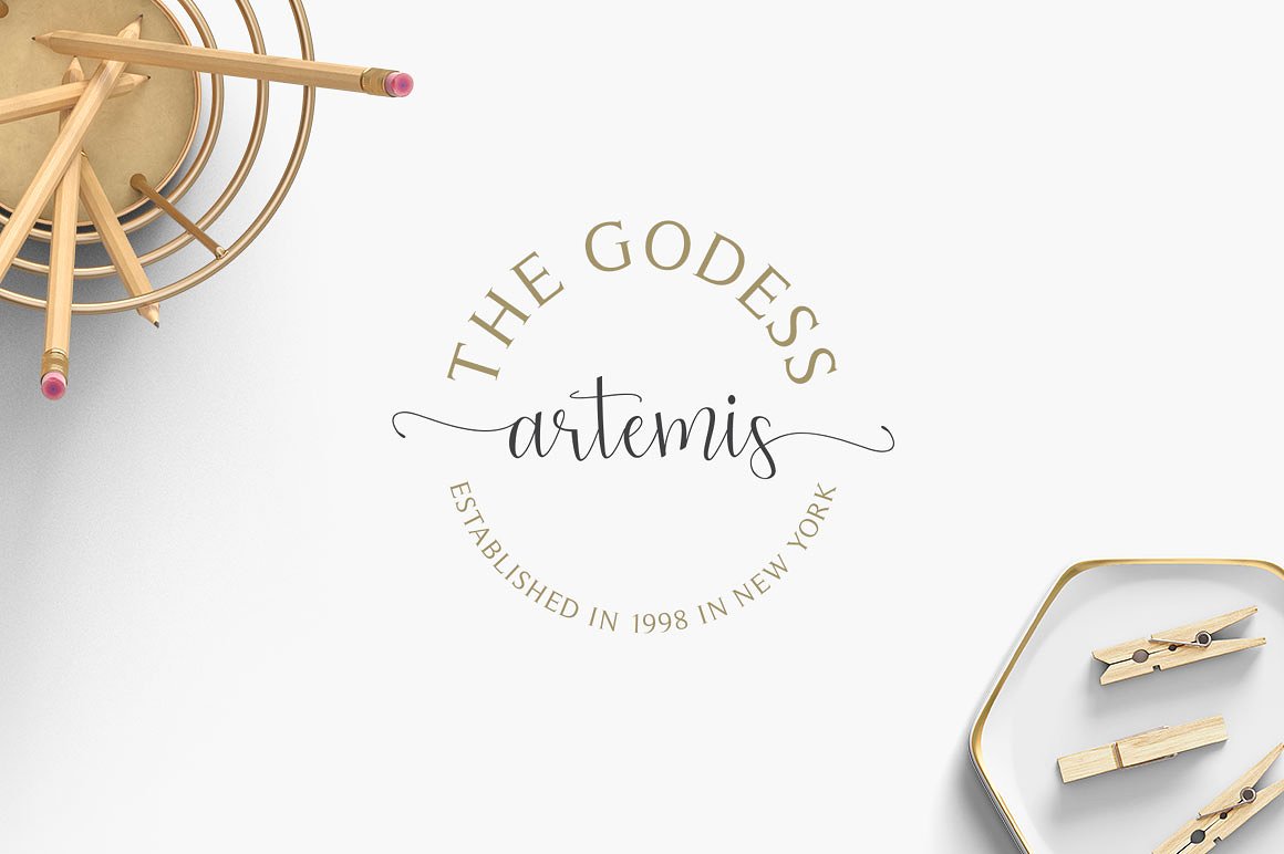 50款女性奢华品牌Logo模板 50 Feminine Luxury Logos插图(8)