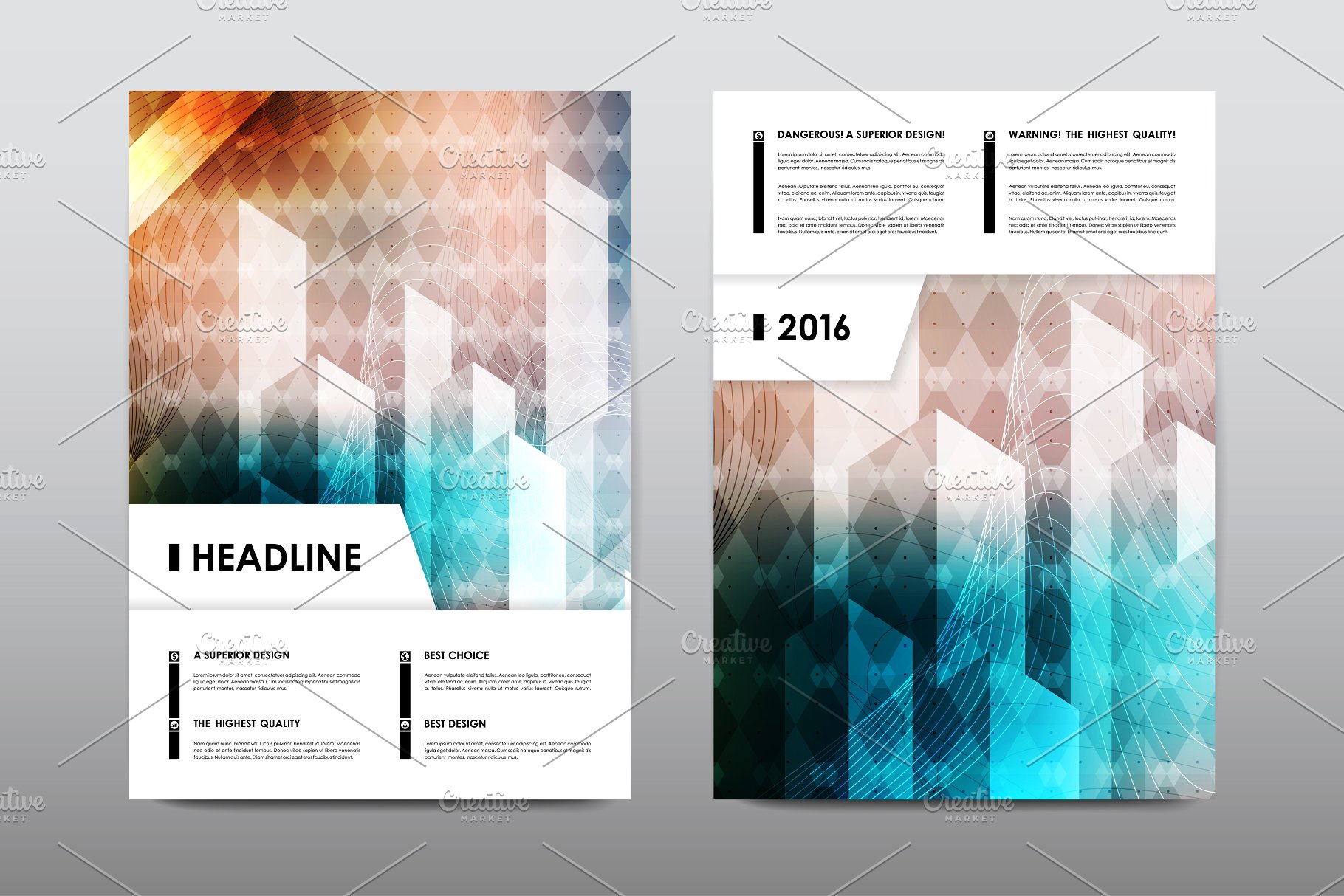 50+企业商业主题宣传小册子模板合集 50+ Business Brochures Bundle插图(29)