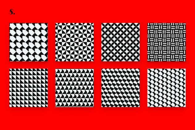 动感魅力包装设计几何图形花纹 Glamour Patterns插图(8)