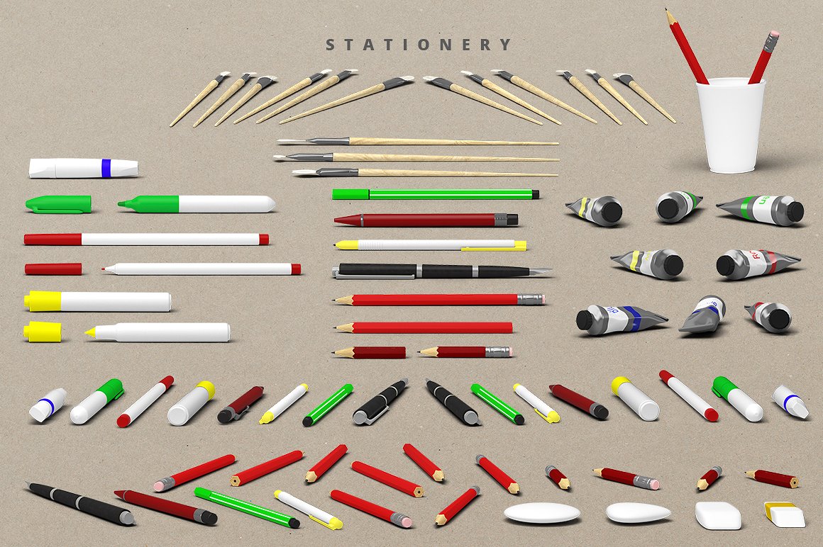 100+ 4K高分辨率的办公用品展示样机下载[psd,jpg]插图(5)