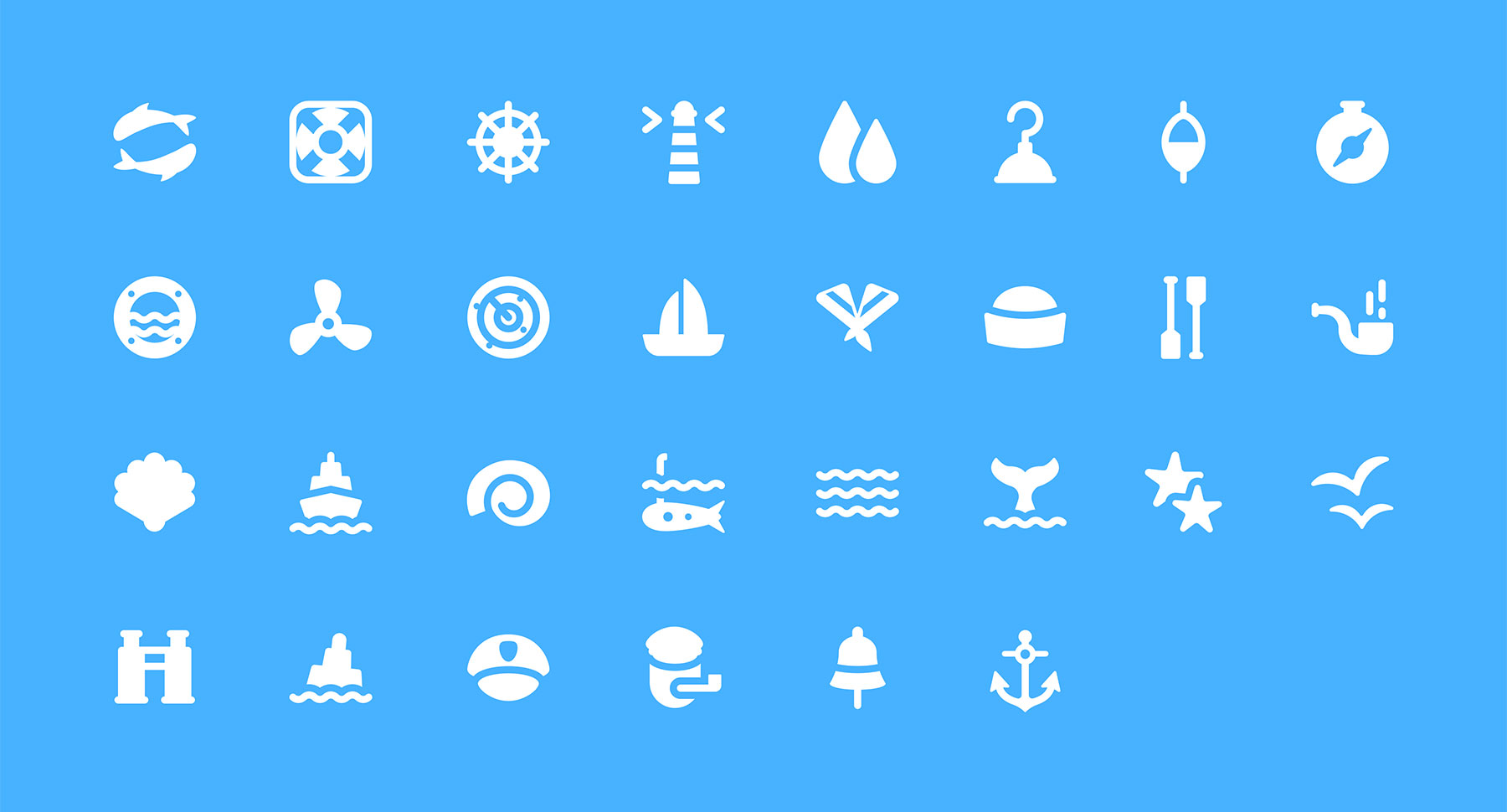 30 枚航海元素图标