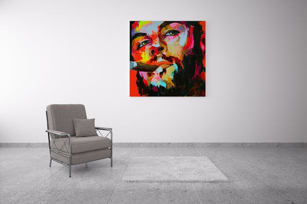 室内油画作品展示样机模板Vol.4 Picture Art Mockup [Vol 4]插图(1)