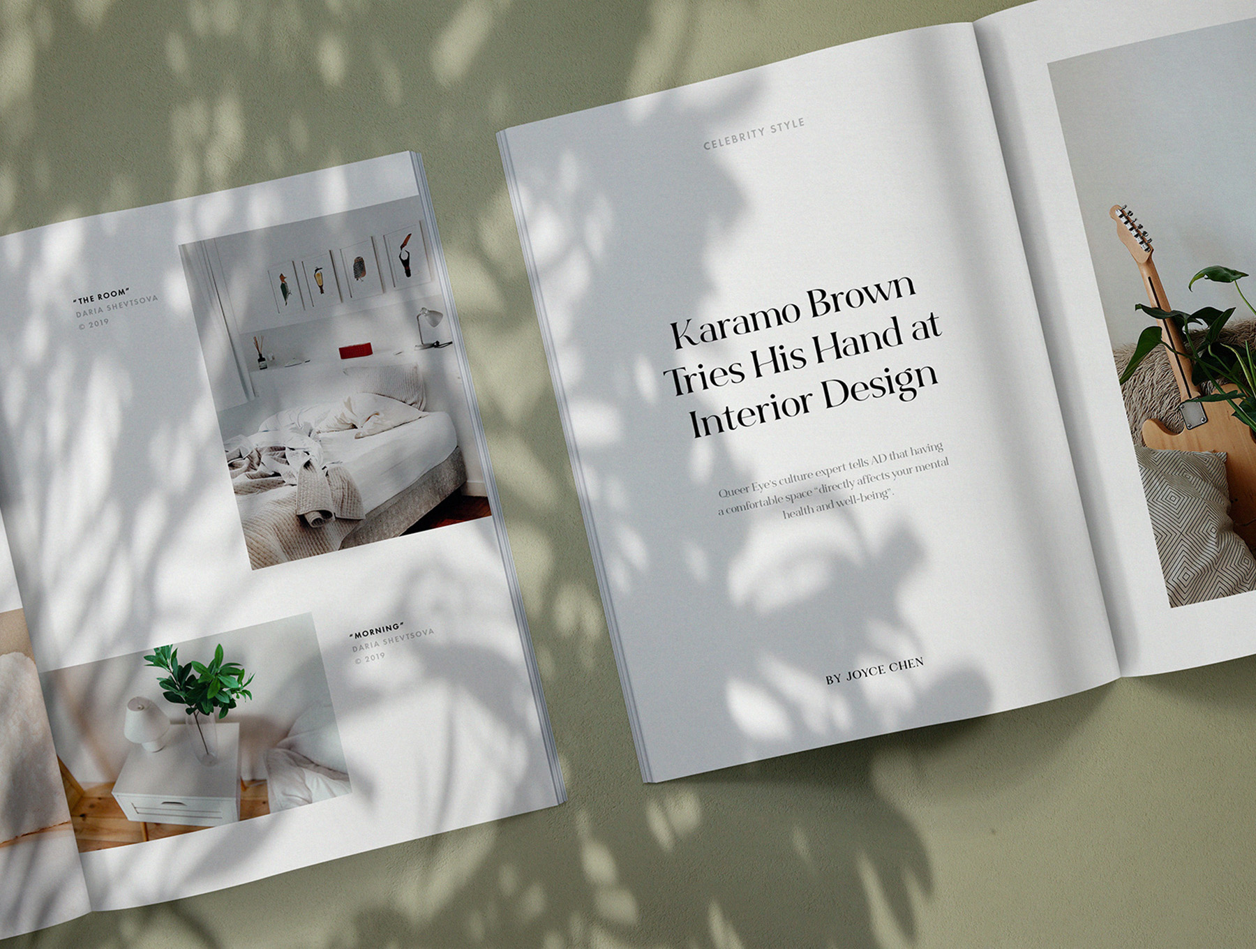 素材库下午茶：A4和美国信纸规格杂志效果图样机素材库精选模板插图(4)