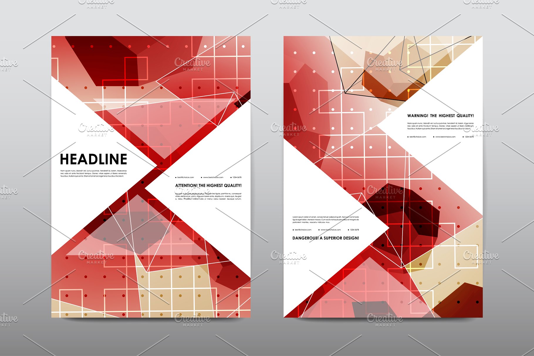 极力推荐：50+企业商业介绍宣传小册子模板 50+ Business Brochures Bundle插图(23)