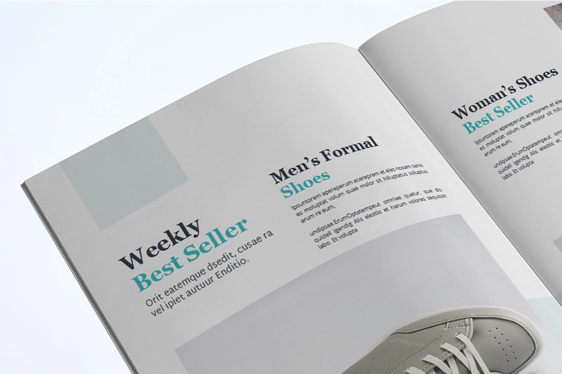 时尚服饰品牌产品目录素材库精选Lookbook设计模板 Lookbook Template插图(10)