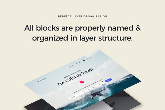 着陆页 UI 套件合集[Sketch&PS] The Rapture Startup UI Kit插图(6)