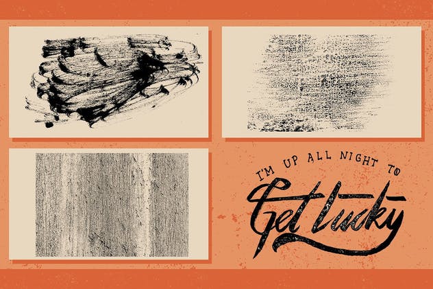 15款复古手工制作风格油墨肌理纹理 15 Grandpa’s Texture插图(1)