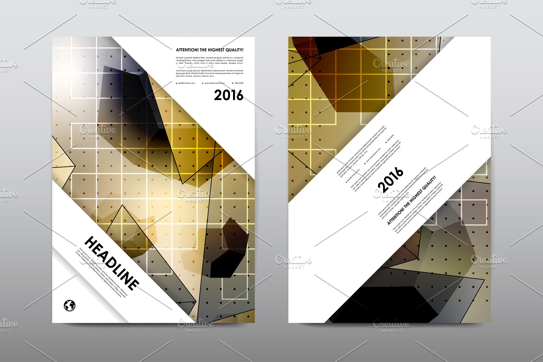 极力推荐：50+企业商业介绍宣传小册子模板 50+ Business Brochures Bundle插图(5)