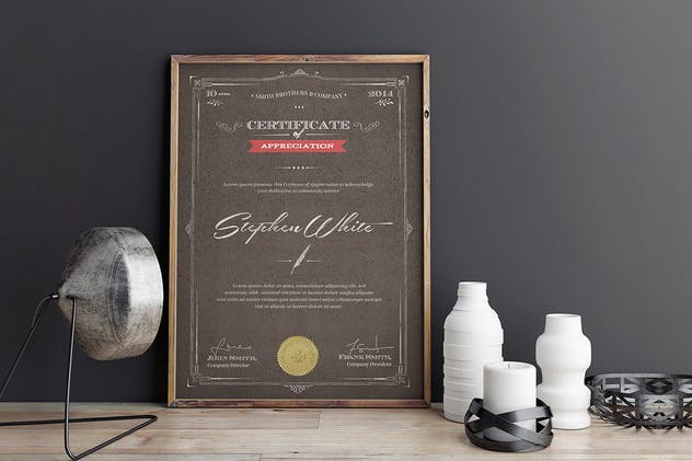 多用途文凭证书/授权证书模板 Multipurpose Certificates III插图(3)