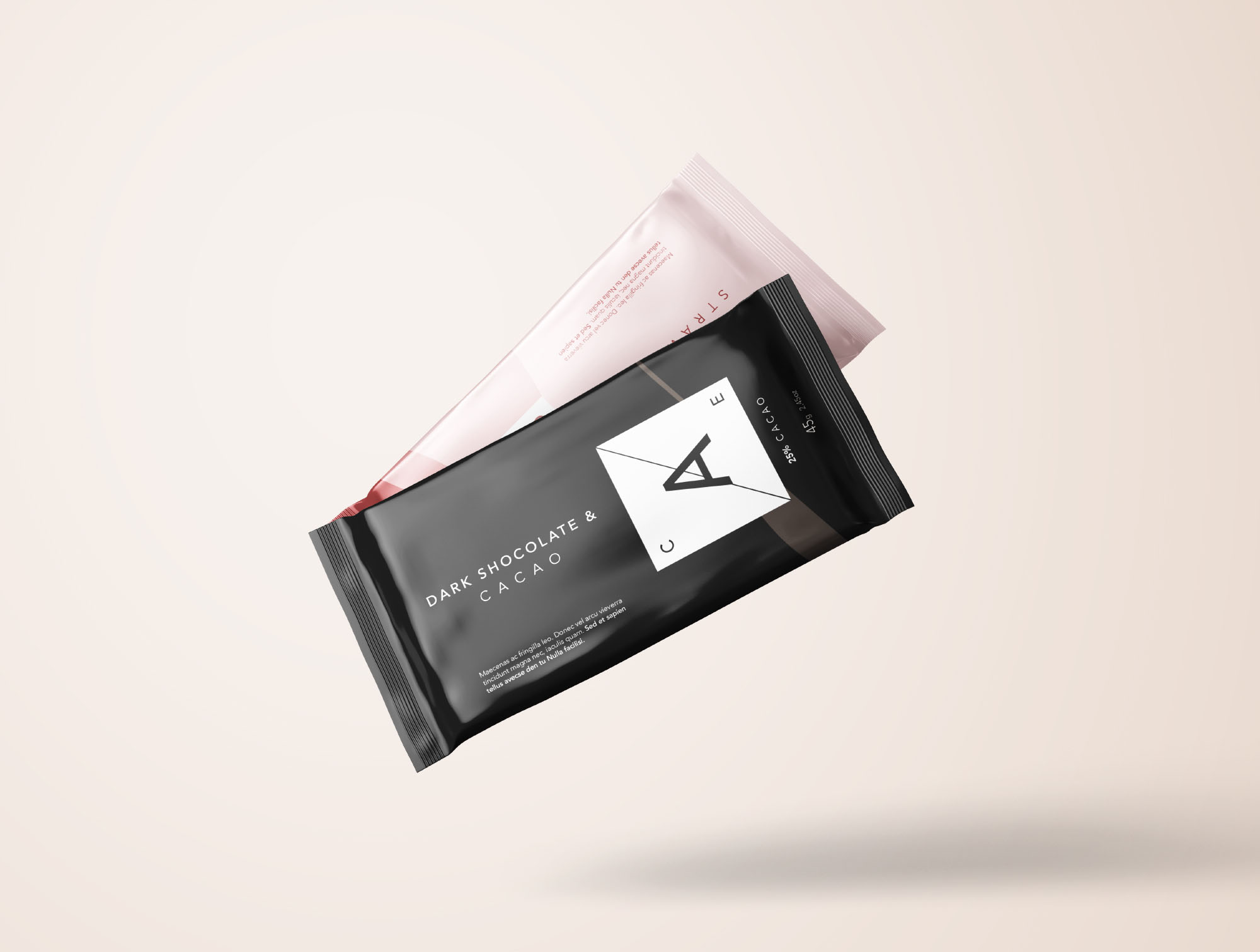 高级巧克力棒食品包装设计效果PSD样机 Premium Chocolate Bar Mockup插图(6)