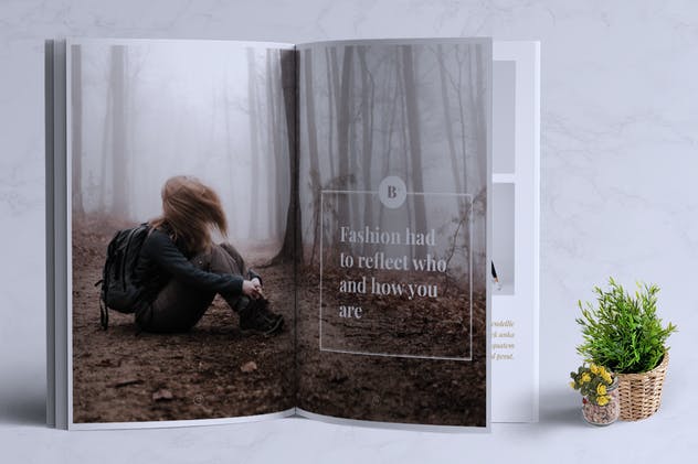 时尚杂志/品牌画册/企业宣传册设计模板 BERNARD – Fashion Magazine插图(4)