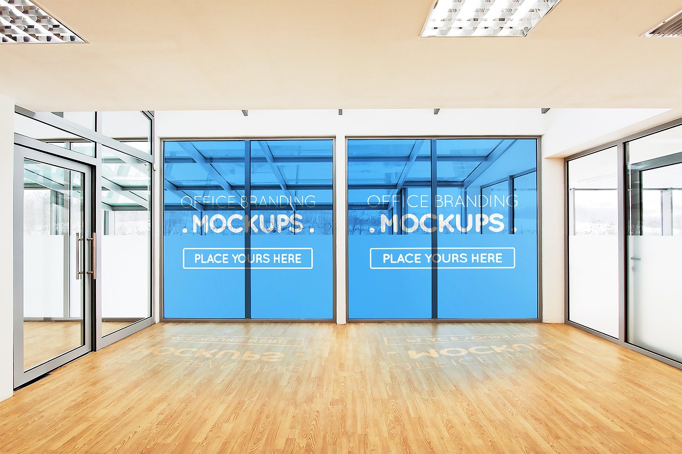 20多个办公室品牌样机展示模型mockups插图(8)