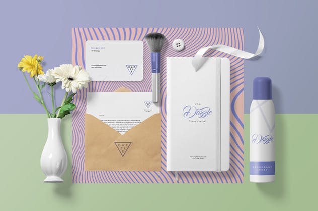 高级办公文具场景品牌VI设计展示样机 Premium Stationery Mockup Scenes插图(3)