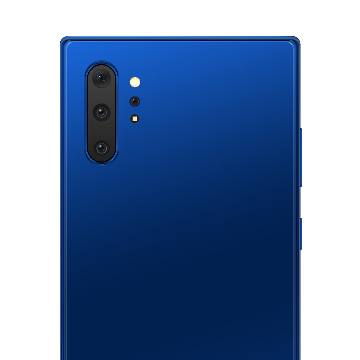 三星智能手机Note 10前视图和后视图样机PSD模板 Note 10 Front and Back Layered PSD MockUps插图(4)