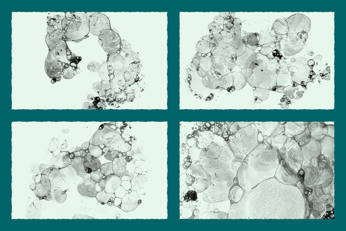 16款气泡纹理矢量背景素材 Bubble Texture Pack Background插图(3)