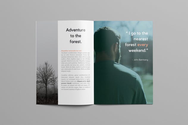 多用途杂志/画册/企业内宣INDD设计模板 Rounded Magazine插图(6)