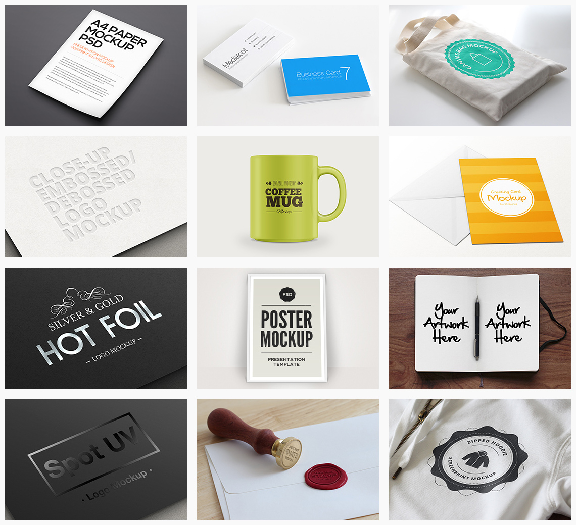 样机素材包 Mockup-Anything Bundle（场景, APP & 印刷设计）插图(4)