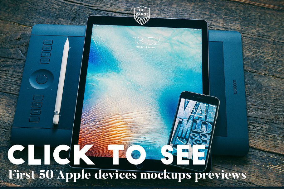 超级Apple系列产品样机合集[6.05GB] The Range – 100 Apple mockups插图(5)