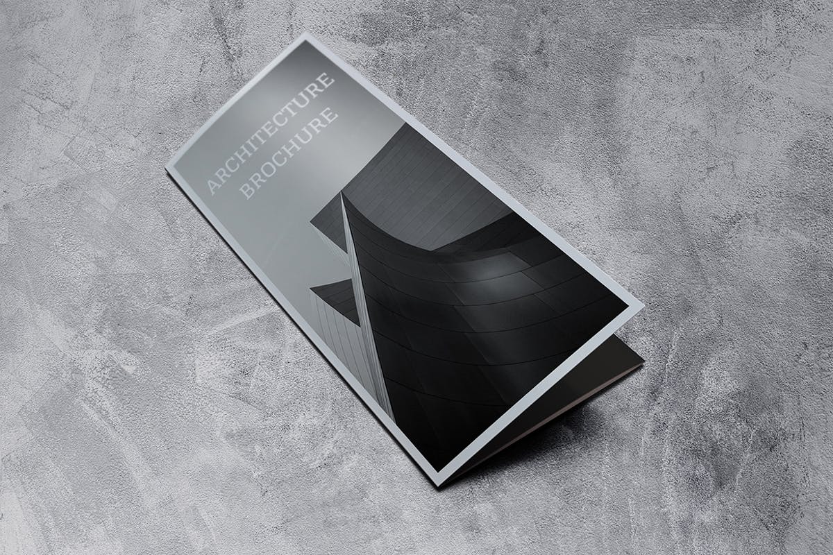 现代化建筑服务企业传单模板 Architec Brochure插图