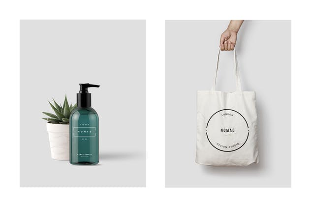 经典欧美风格品牌Logo模板合集 Nomad Brand Logos插图(2)