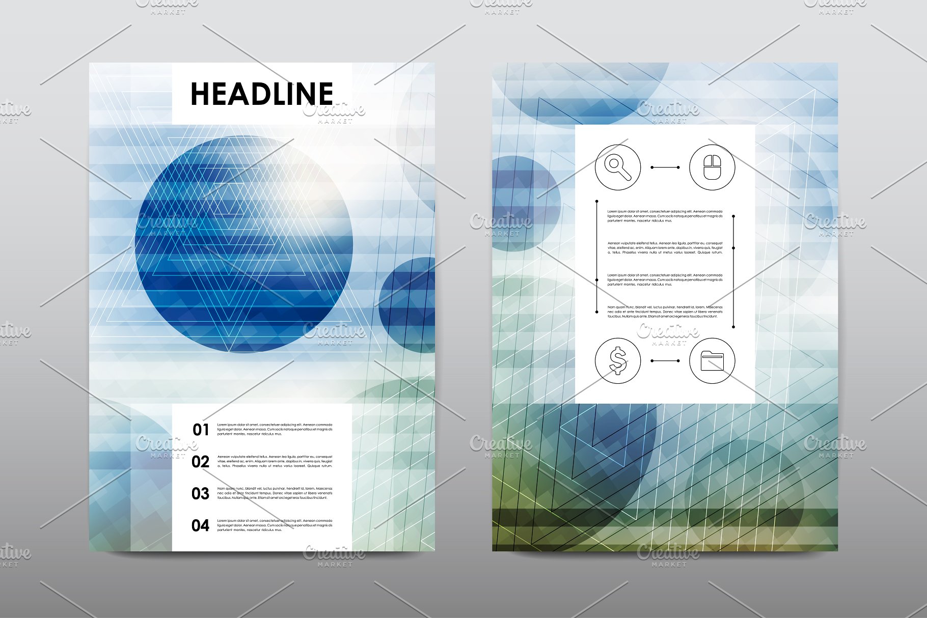 50+商业企业宣传小册子模板 50+ Business Brochures Bundle插图(22)