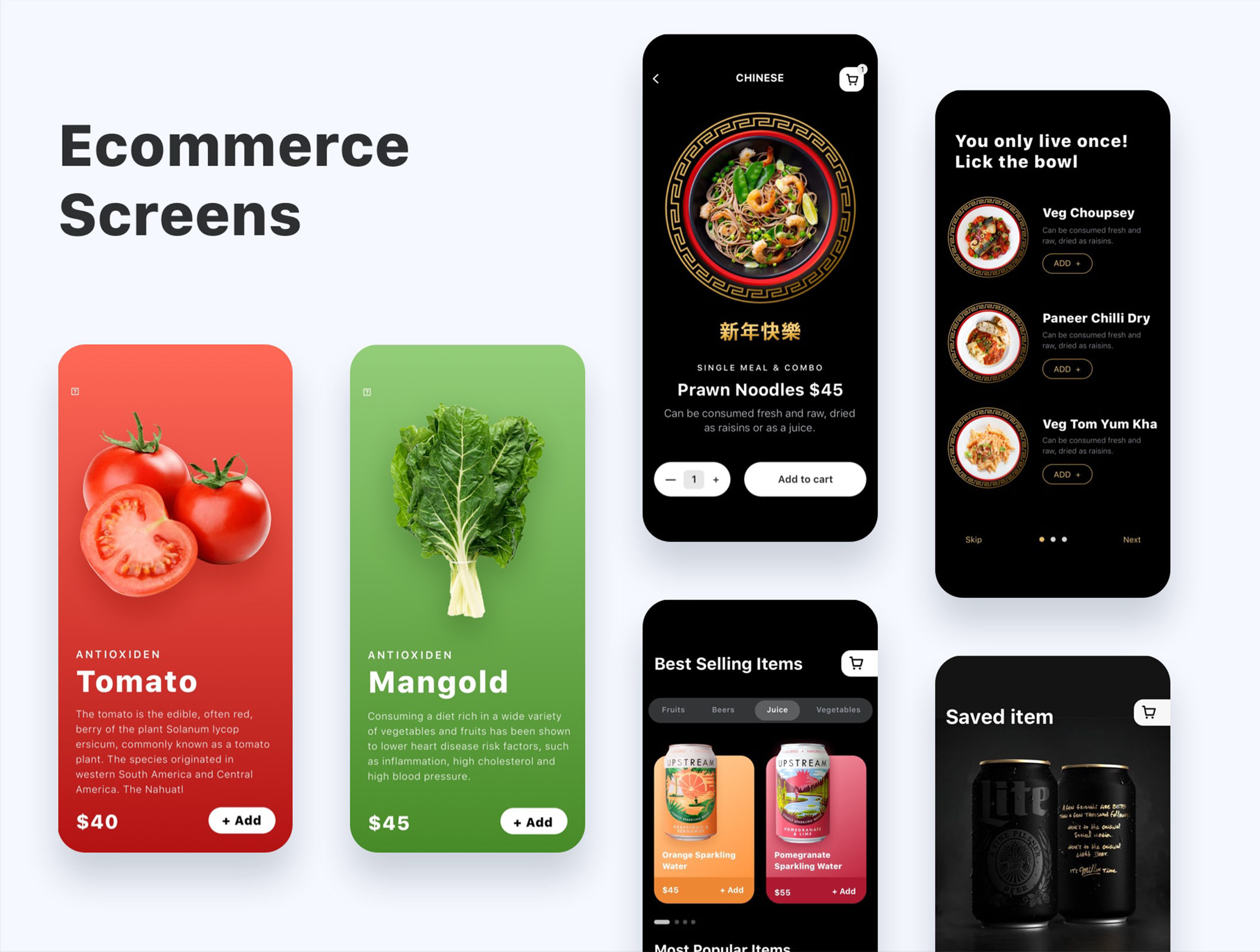 素材库下午茶:新鲜食品订购应用程序APP UI设计SKETCH模板插图(11)