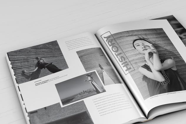 逼真时尚杂志样机模板 Realistic Magazine Mockups插图(10)