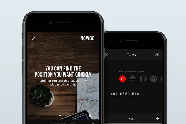交通出行导航类APP应用UI界面模板 Nowgo UI Kit插图(6)