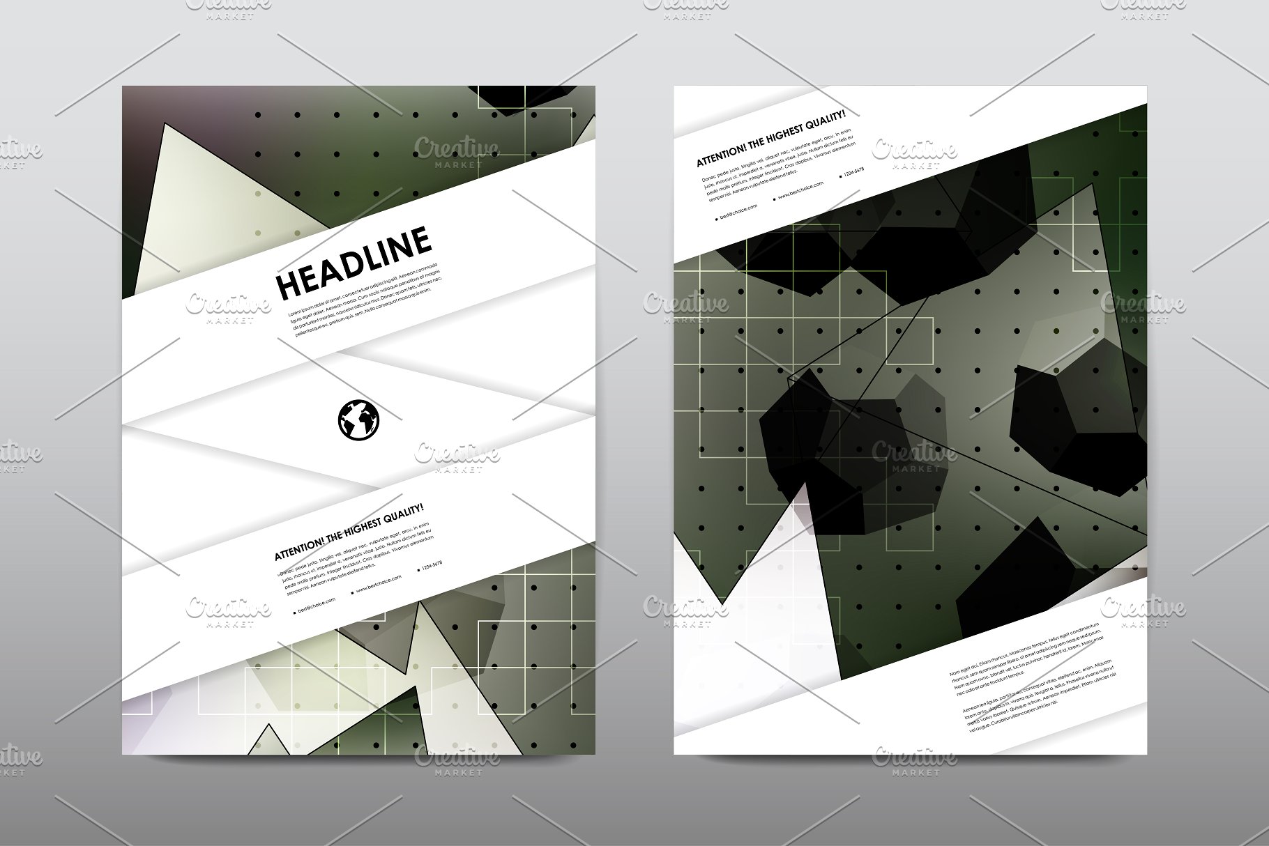 极力推荐：50+企业商业介绍宣传小册子模板 50+ Business Brochures Bundle插图(31)