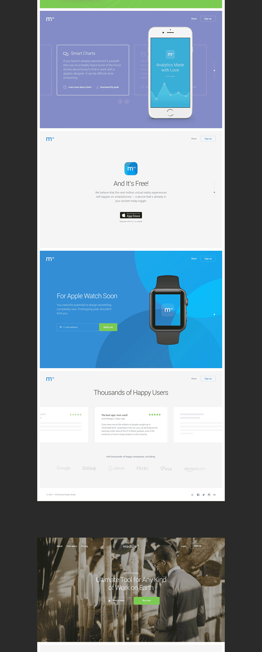 素材库下午茶：完美的网页UI／UX 界面套装素材下载[PSD]插图(9)