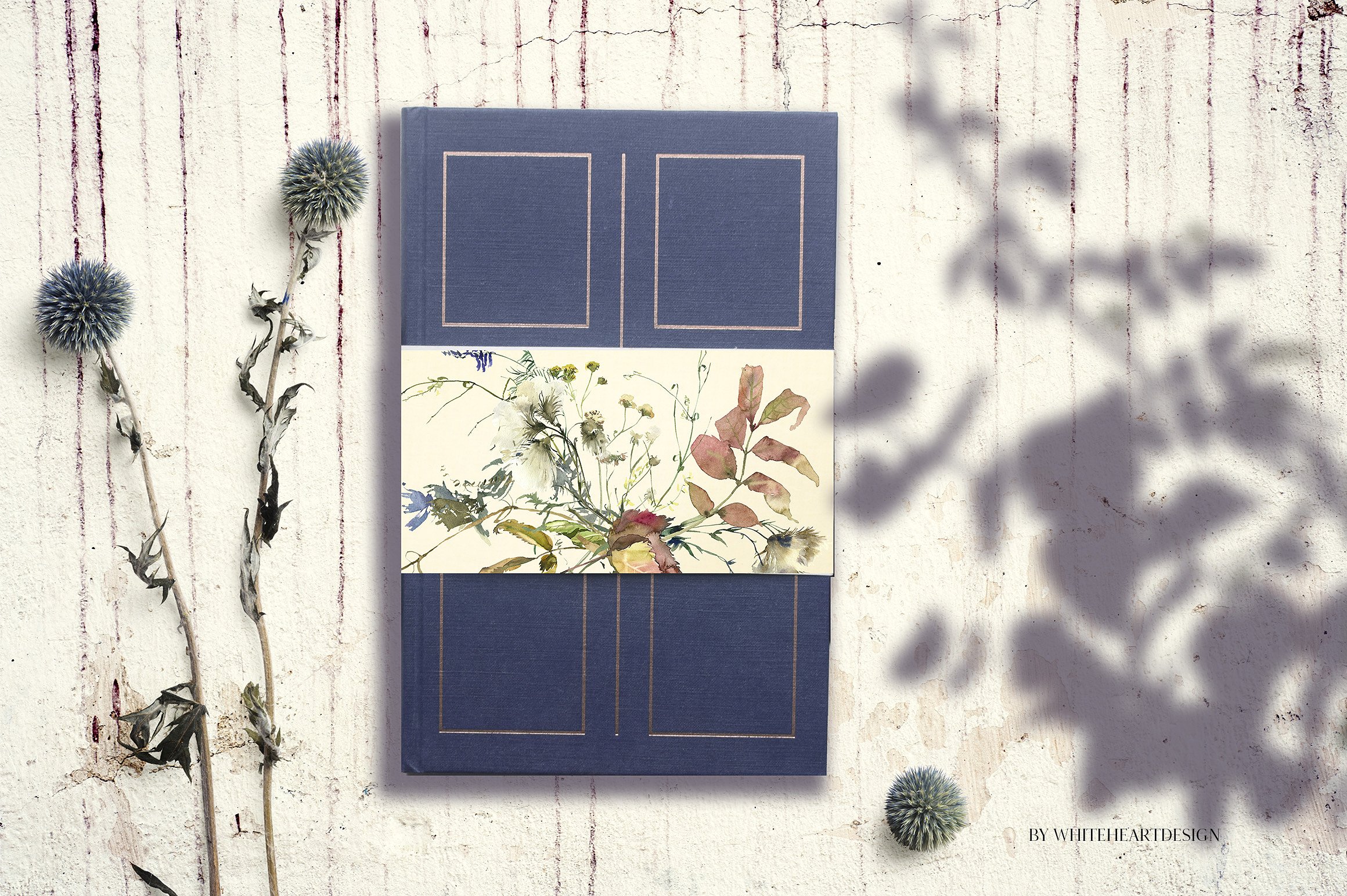 辛辣植物&花卉水彩剪贴画 Spicy Fall Watercolor Leaves Clipart插图(7)