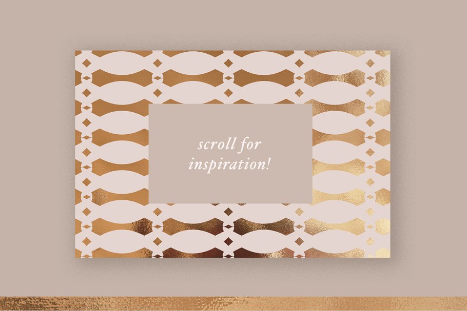 夸张高调几何图案金色纹理合集 Bold Geometric Patterns插图(5)