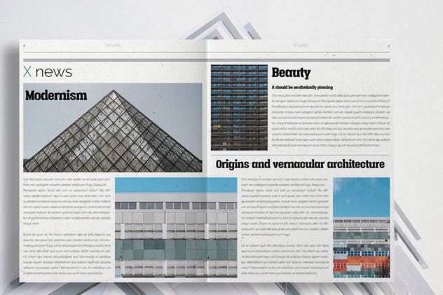 杂志排版设计模板 Textures Magazine插图(3)