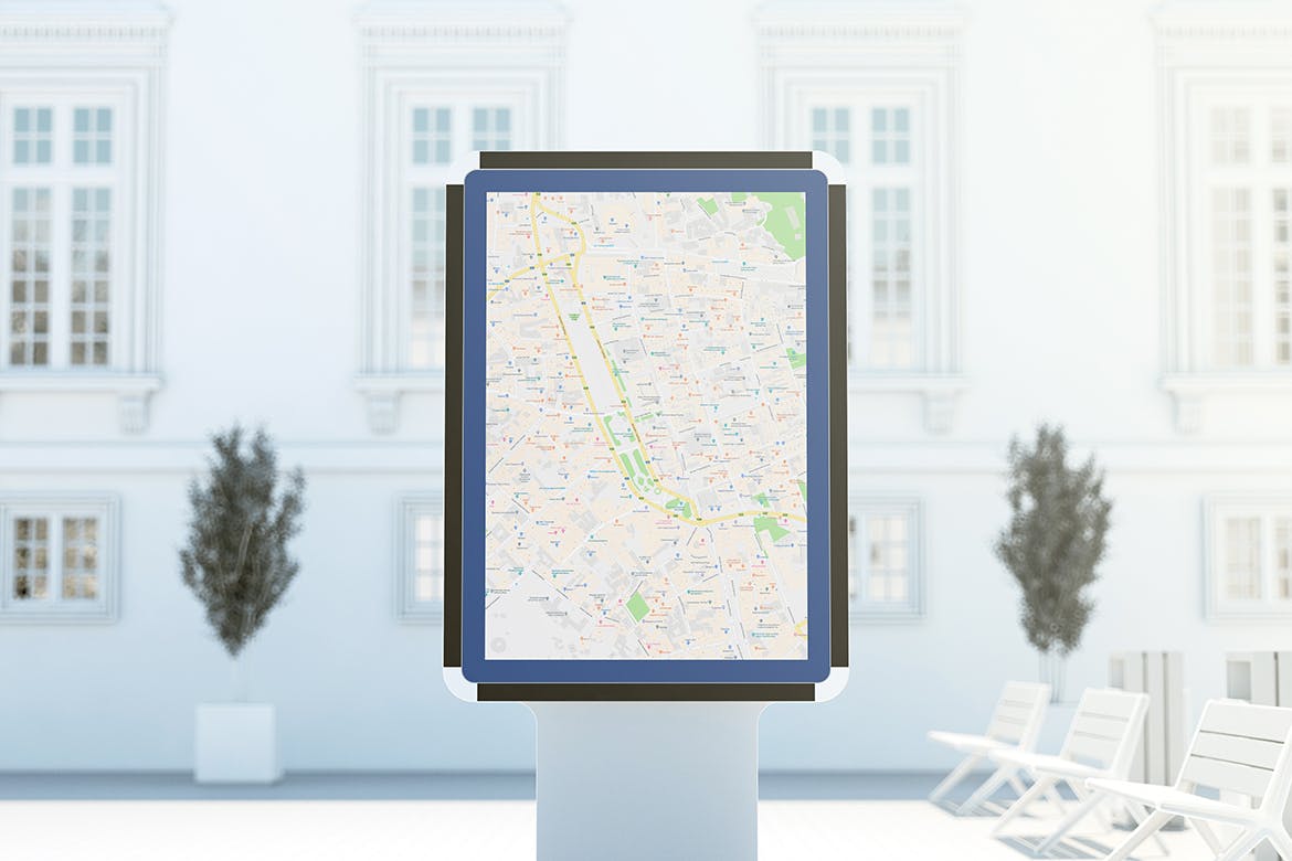 城市灯箱广告牌效果图样机素材库精选 City Light Board Mockup插图(3)