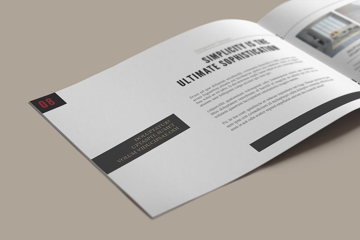 时尚家具产品设计目录画册设计模板 Furniture Brochure插图(6)